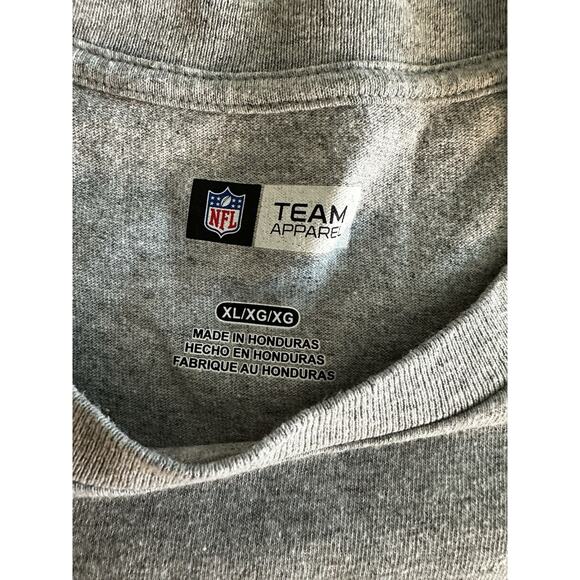 NFL Team Apparel Washington Redskins Short Sleeve Gray Graphic T-shirt XL - Picture 4 of 4
